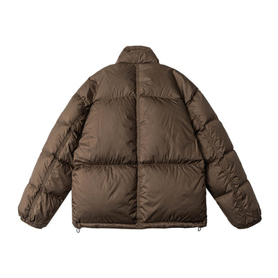 Chaqueta Acolchada Cuadros con Cuello Alto - Image 3