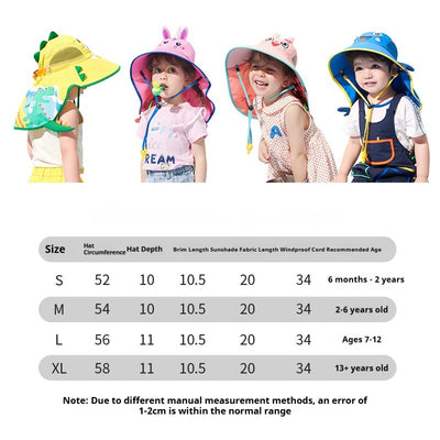 Sombrero de Protección Solar para Niños - Diseño Pescador - Image 4