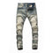 Jeans Vintage Desgastado con Estilo para Hombre