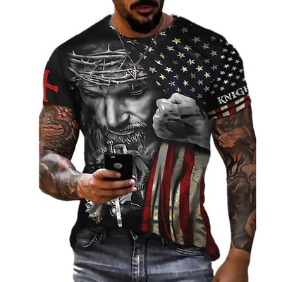 Playera Deportiva Hombre Transpirable con Tecnología 3D - Image 4