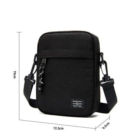 Bolsa Mensajera Diagonal Compacta para Hombre - Mochila Mini Trendy - Image 5