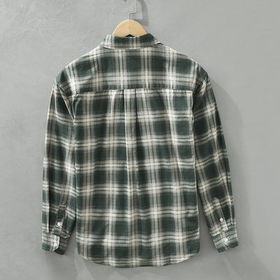 Camisa Cuadriculada Suelta y Cómoda para Hombre - Image 3