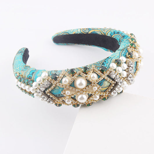Diadema Barroca Voluminosa con Esponja Estilo Europeo - Image 10