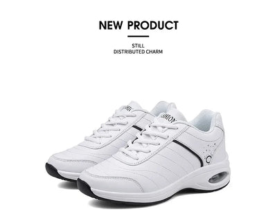 Zapatillas Deportivas para Mujer de Cuero con Suela Gruesa y Transpirabilidad - Image 28