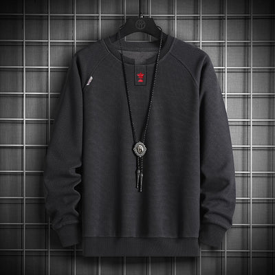 Sudadera Cuello Redondo con Parche Bordado de Cinco Estrellas - Image 2