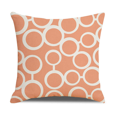 Funda de Almohada Lino Geometría Simple - Diseño Moderno para Sofá y Hogar - Image 29
