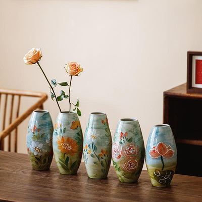 Florero Hidropónico de Cerámica Artesanal Jingdezhen Estilo Retro Chino - Image 15