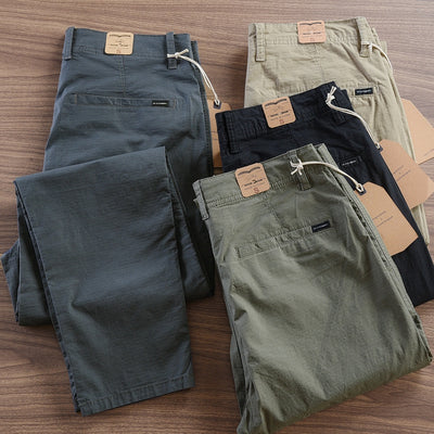 Pantalones Largos Slim Transpirables para Hombre - Comodidad Estival - Image 11