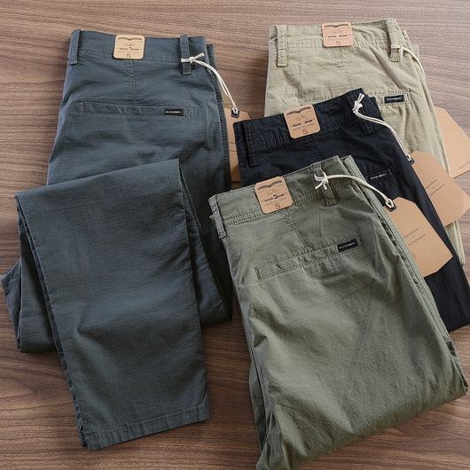 Pantalones Largos Slim Transpirables para Hombre - Comodidad Estival - Image 11