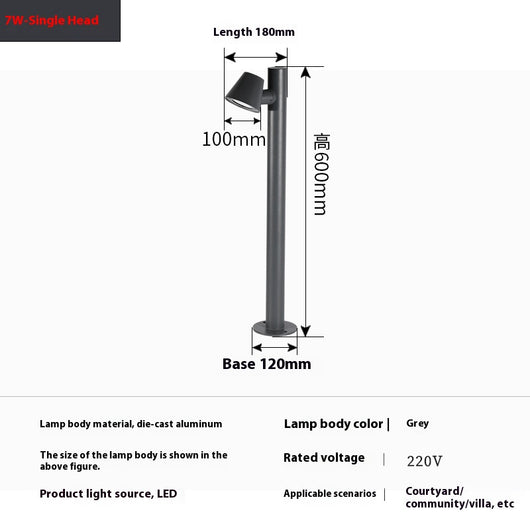 Lámpara de Jardín LED Moderna Impermeable - Columna Minimalista - Image 5