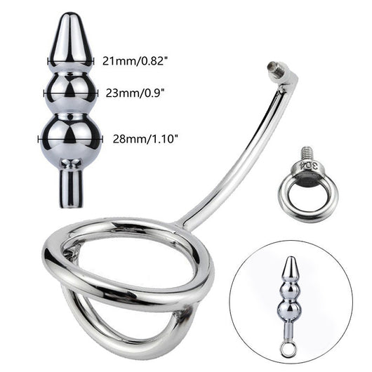 Anillo de Placer de Metal 15" - Dispositivo Dual de Bloqueo y Dilatación para Hombres - Image 2
