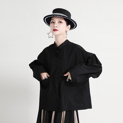 Camisa Oversized Dark Style con Botones Delanteros y Traseros - Manga Larga - Image 3