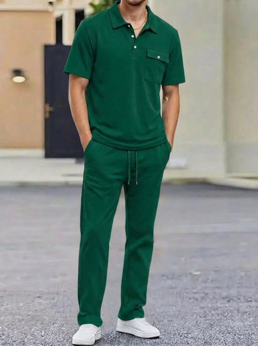 Conjunto Deportivo Hombre Polo Manga Corta y Pantalón - Image 8