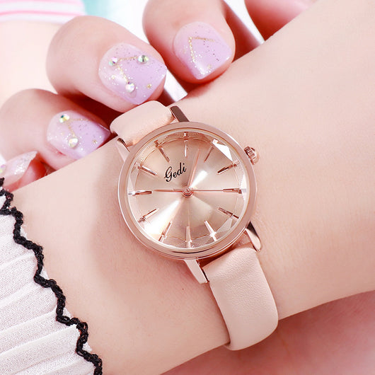 Reloj Impermeable para Dama con Correa Degradada
