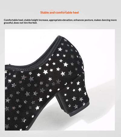 Zapatos de Danza Latina para Exterior con Diseño de Estrella y Suela de Goma - Image 12