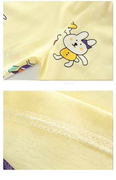 Pijama Infantil Estilo Coreano de Algodón con Cuello - Image 8