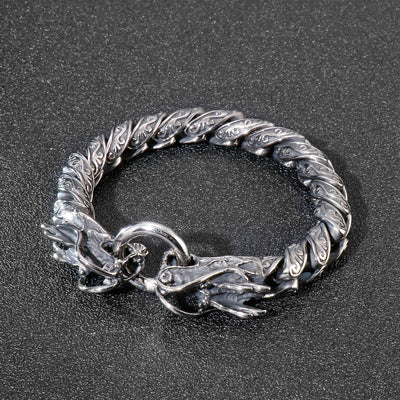Pulsera Masculina de Acero Titanio con Doble Cierre Personalizado - Image 9