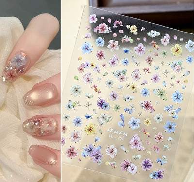 Adhesivos de Uñas 5D con Relieve Estéreo - Ornamentos Decorativos - Image 32