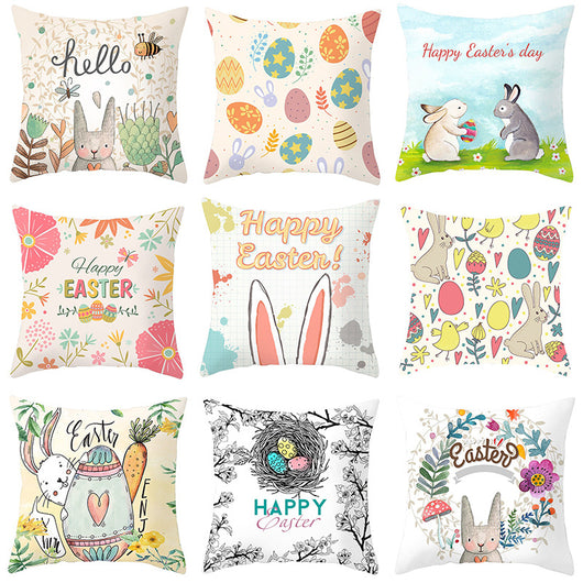 Funda de Almohada Pascua Felpa Corta
