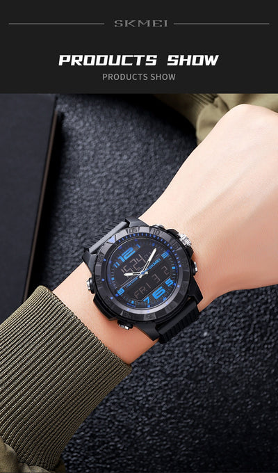 Reloj Deportivo Dual Display Resistente al Agua para Actividades Outdoor - Image 14