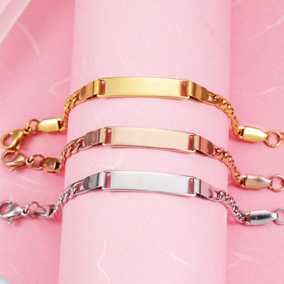 Pulseras y Anillos Infantiles Acero Inoxidable Estilo Europeo - Image 12