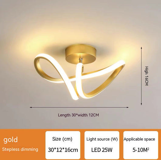 Lámpara LED Minimalista Nórdica para Pasillos, Entradas y Vestíbulos - Image 8