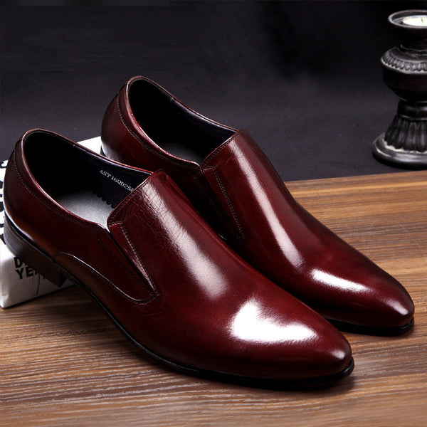 Zapatos Oxford Puntiagudos Británicos para Hombre