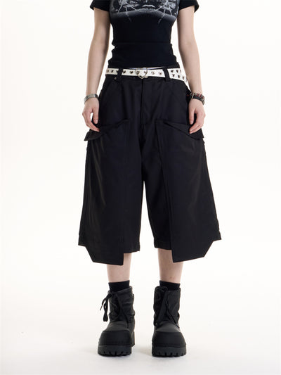 Pantalones Cargo Anchos Estilo Retro Americano para Mujer - Image 11