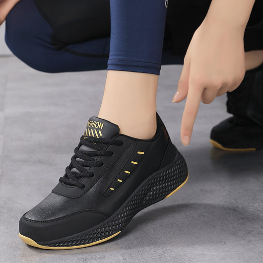 Tenis Casuales para Mujer Punta Redonda Suela Plana Cómodos - Image 3