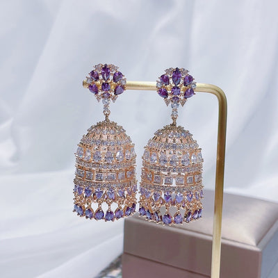 Aretes de Borlas con Circonitas Incrustadas - Elegancia Brillante - Image 9