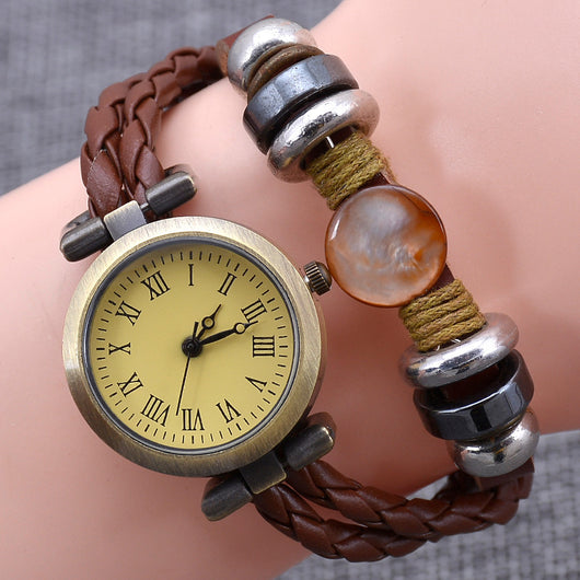 Reloj Pulsera Vintage Artesanal con Giro de Moda para Mujer - Image 7