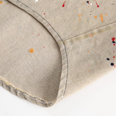 Camisa Denim Holgada con Efecto Tinta Splash - Image 29