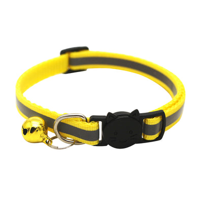 Collar Reflectante para Gatos con Campana y Diseño Colorido - Image 20