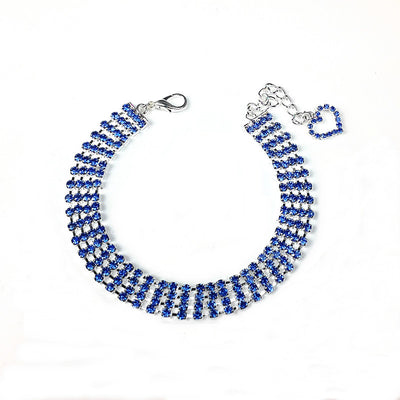 Collar de Strass para Mascotas con Cadena de Corazones - Perros y Gatos - Image 2