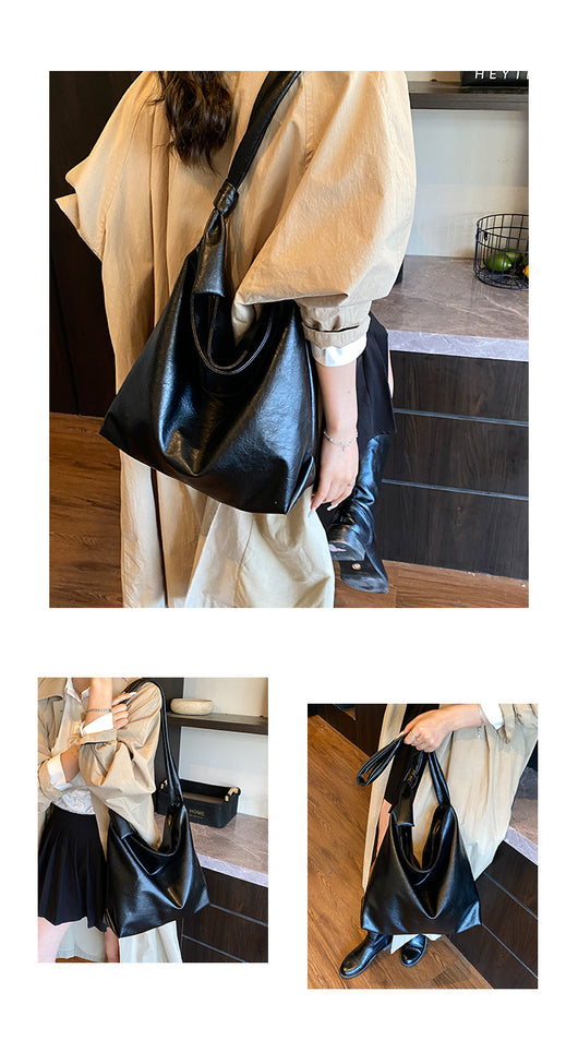 Bolso de Hombro Retro Otoño Invierno Gran Capacidad Versátil - Image 13