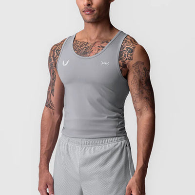 Camiseta Deportiva Sin Mangas Hombre Estilo Americano - Tela Fresca, Secado Rápido y Alta Elasticidad