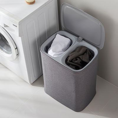 Canasta de Tela para Ropa Sucia con Tapa - Organizador Multifunción