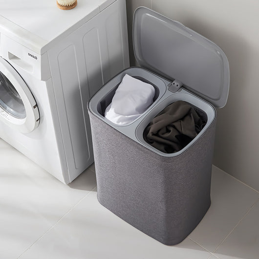 Canasta de Tela para Ropa Sucia con Tapa - Organizador Multifunción