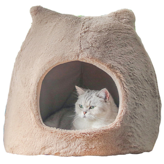 Cama Térmica para Gatos con Orejas - Nido Desmontable y Lavable para Todas las Estaciones - Image 3
