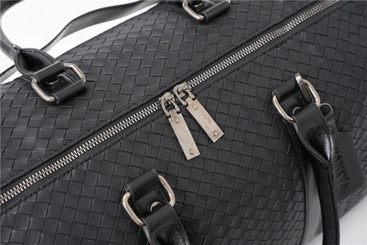 Bolsa Tote Trenzada con Relieve - Ideal para Viajes y Uso Diario - Image 19
