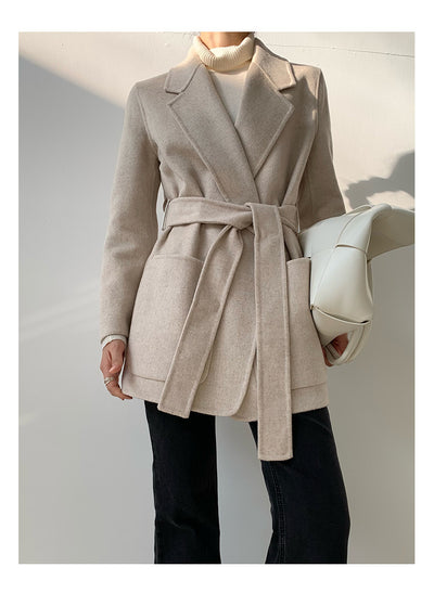 Abrigo Coreano Reversible de Lana Corta - Image 3