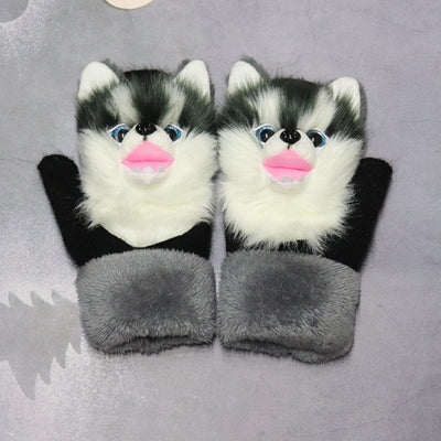 Guantes Térmicos Infantiles de Felpa con Diseños de Animales - Image 18