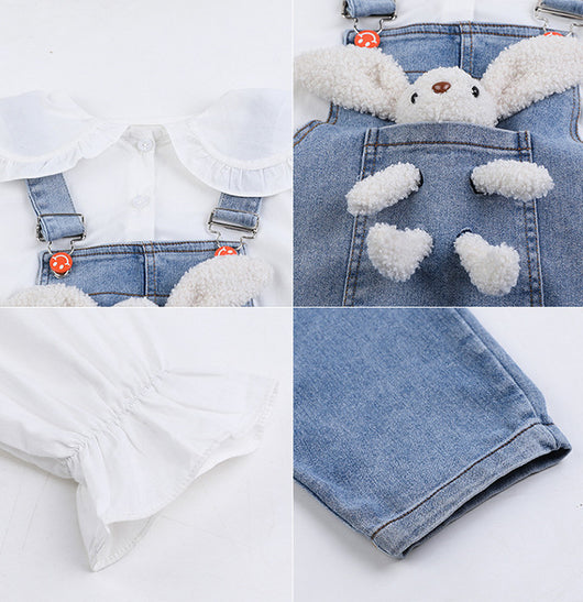 Overol Denim de Manga Larga para Niñas - Colección Otoño - Image 10