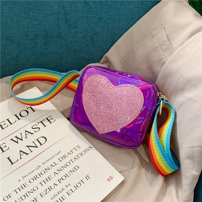 Bolso Infantil Corazón Láser para Hombro - Image 13