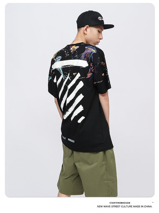 Camiseta Unisex Estampado Graffiti Street Style - Image 7