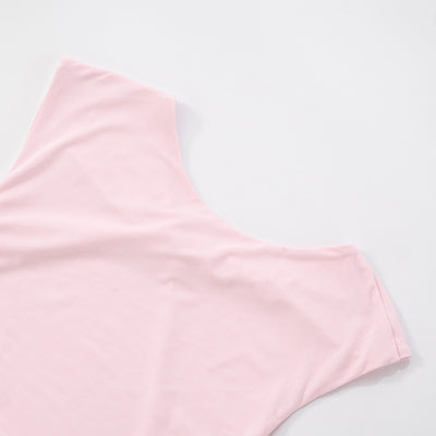 Blusa Ajustada Escote Bardot sin Espalda en Colores Lisos - Image 26