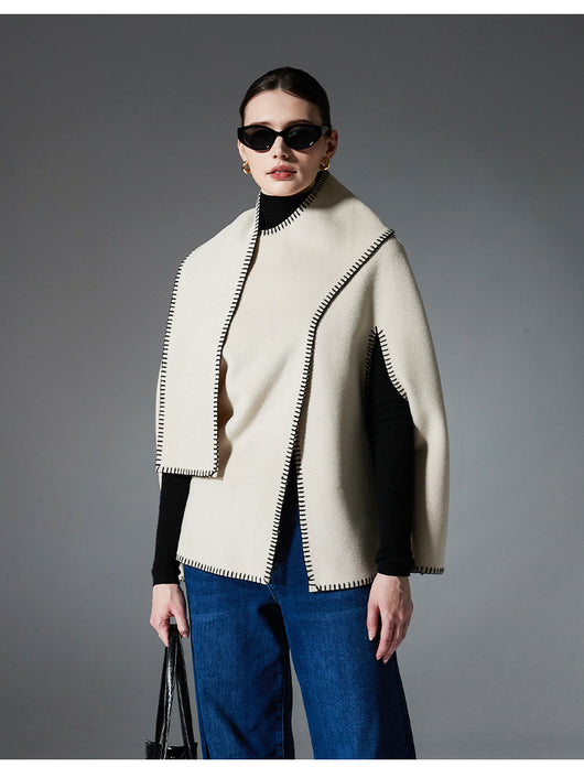 Capa y Chal Reversible con Costura Halter - Image 7