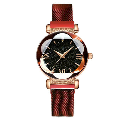 Reloj de Mujer Cielo Estrellado Magnético con Diseño Romano - Image 8
