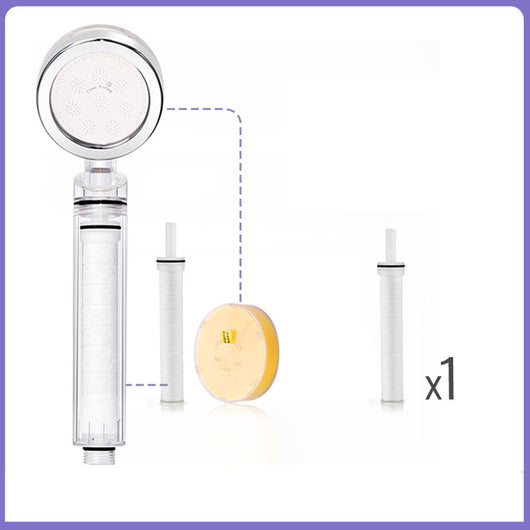 Cabezal de Ducha con Filtro Vitamina C y Desclorador de Agua Suave - Image 14