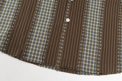 Camisa de Manga Larga con Contraste de Colores para Hombre - Image 10